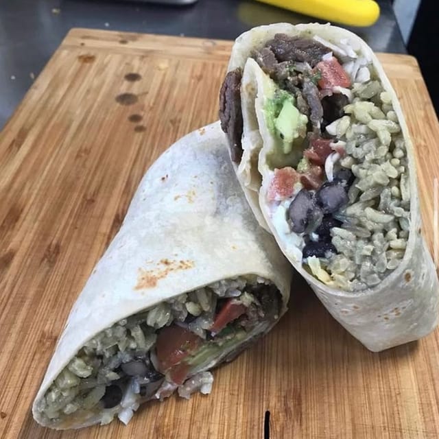 Vegetarian Burrito.
