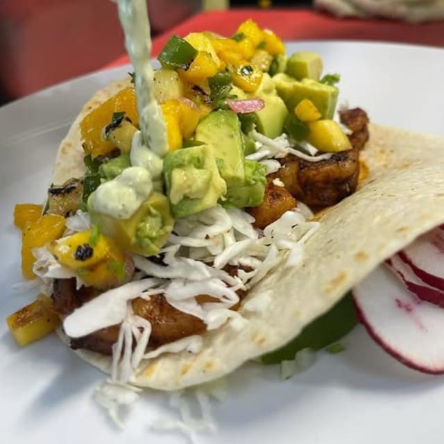 Baja Fish Tacos.